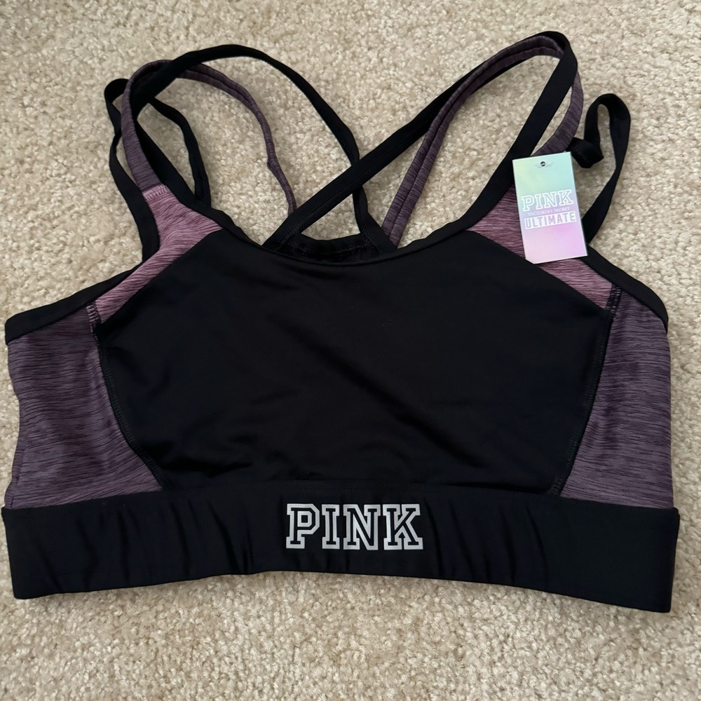 Victoria’s Secret PINK ultimate sports bra nwt size medium Victoria secret VS